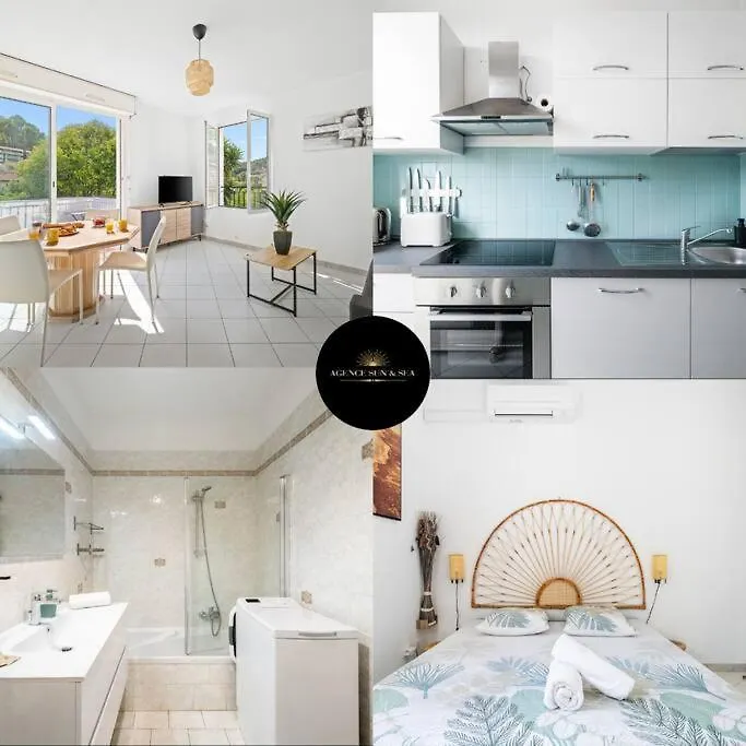 La Villa Julia - Calme - Spacieux - Parking Prive - Climatisation 芒通
